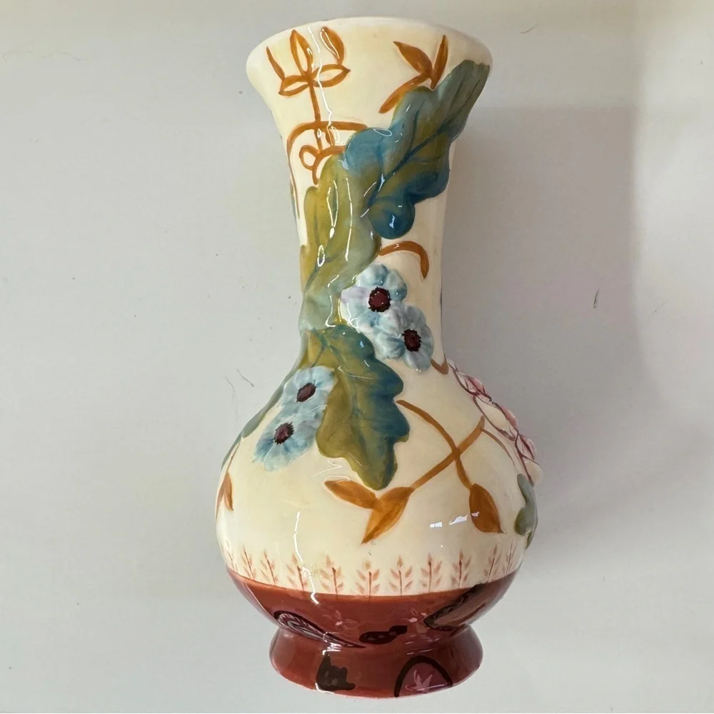 Tracy Porter Hand Painted Ceramic Vase